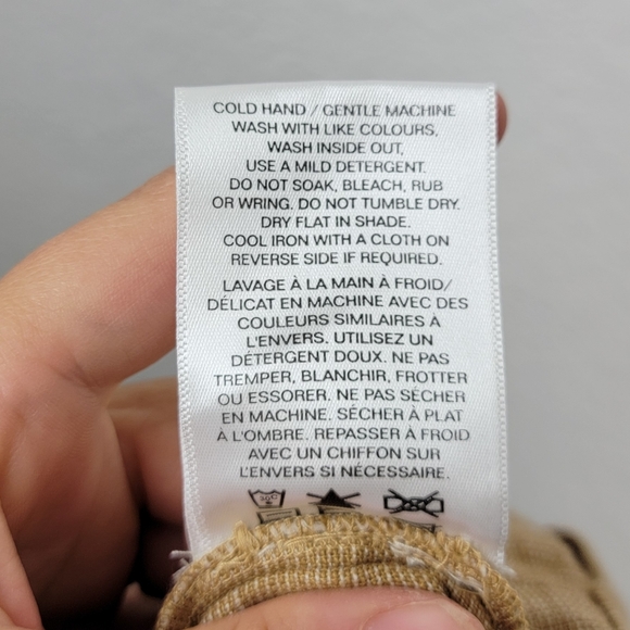 Posse Nancy Trouser in Walnut Linen Pleated Straight Wide Leg Tan Small - Picture 11 of 13